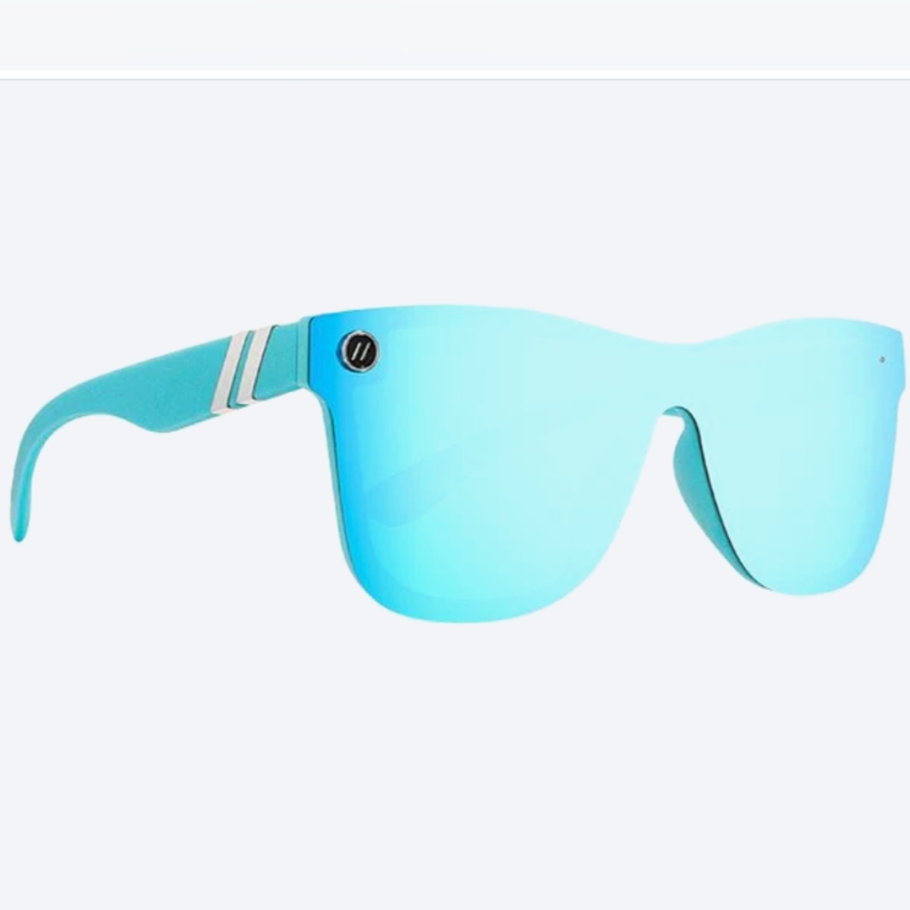Blenders Eyewear Blue Phoenix Frameless Polarized Blu… Gem
